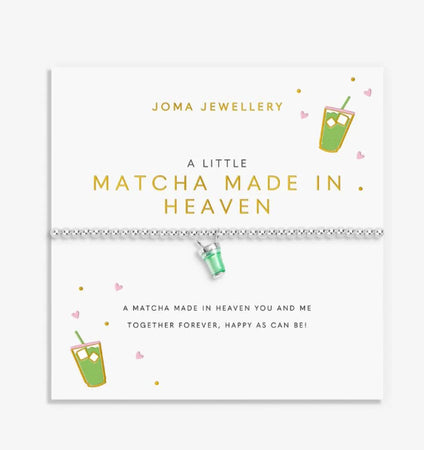 Joma Jewellery A Little Vibes 'Matcha Made In Heaven' Bracelet - New Lanark Mill Shop