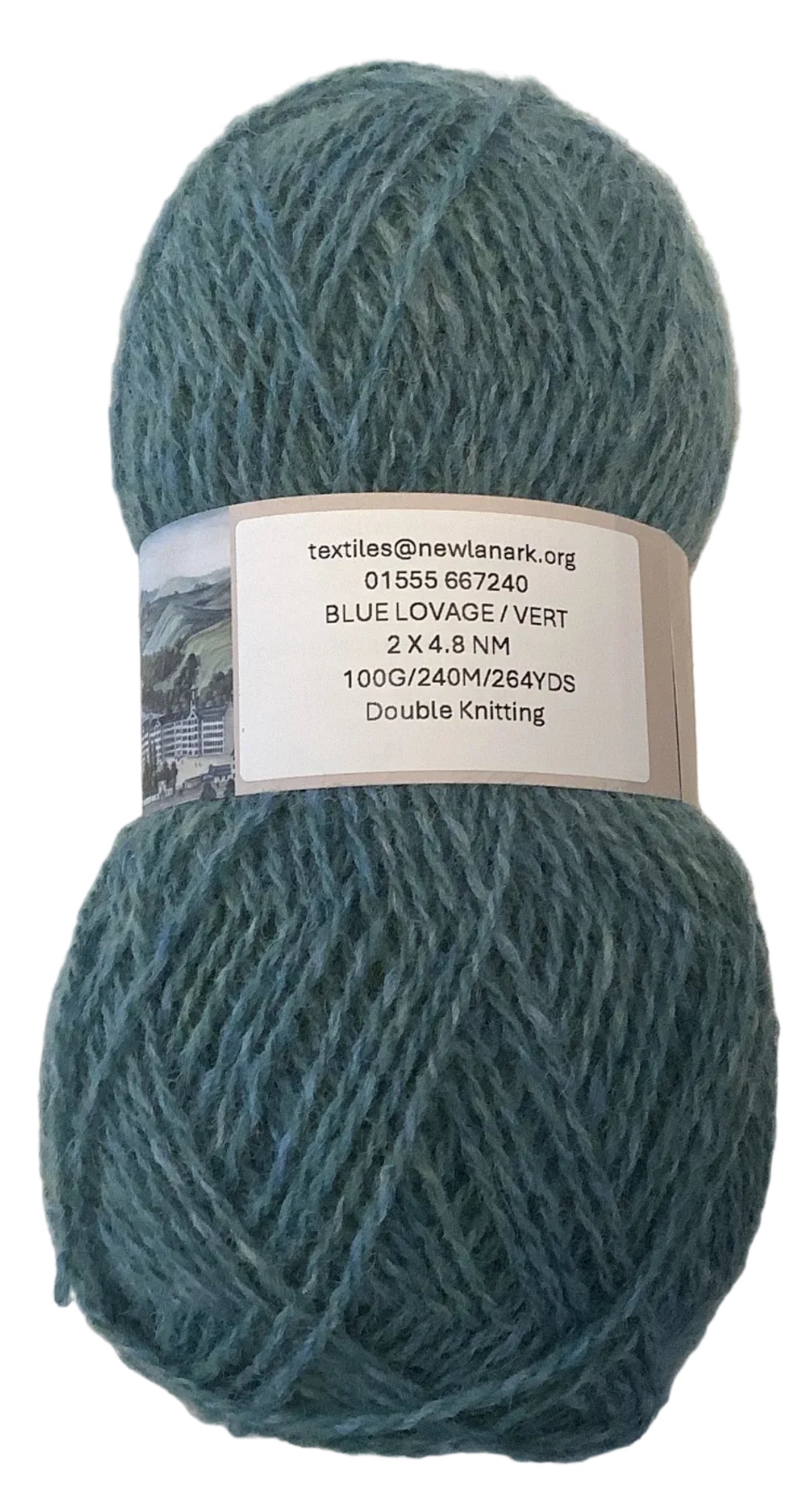 Blue Lovage / Vert Double Knitting 100g