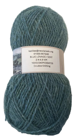 Blue Lovage / Vert Double Knitting 100g