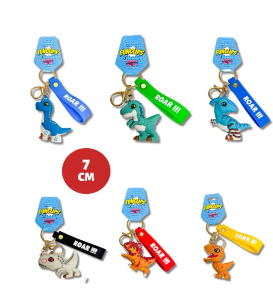 Dinosaur Funclip Key Fob