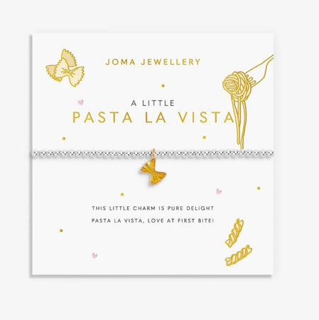 Joma Jewellery A Little Vibes 'Pasta La Vista' Bracelet - New Lanark Mill Shop