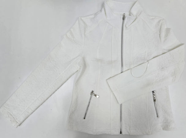 Jessica Graaf Summer/26White Zip Jacket 31039-001