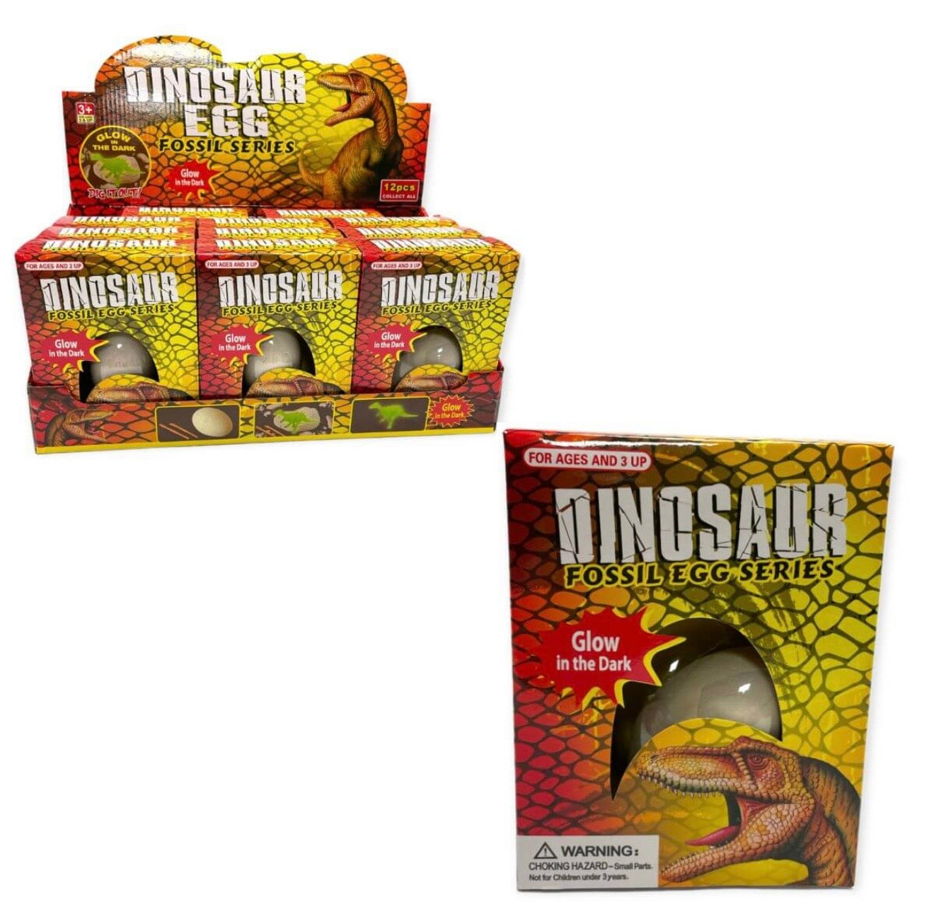 Dinosaur Fossil Egg - Glow in the Dark