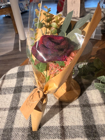 Hand Made Tweed Flower