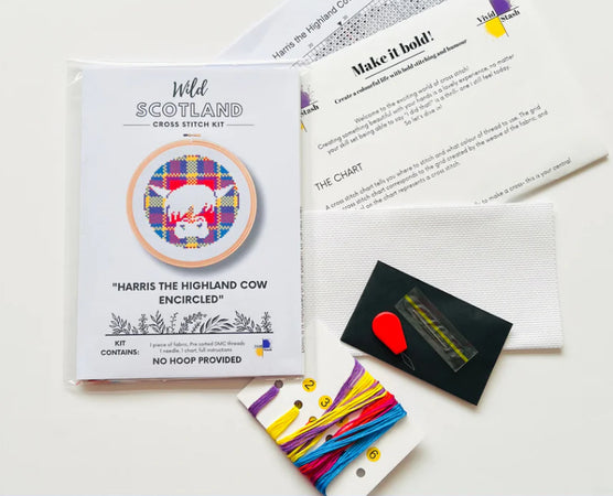 Embroidery Scottish Themed Kits Various