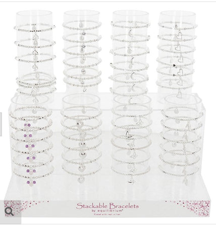 Silver Plated Stackable Bracelets