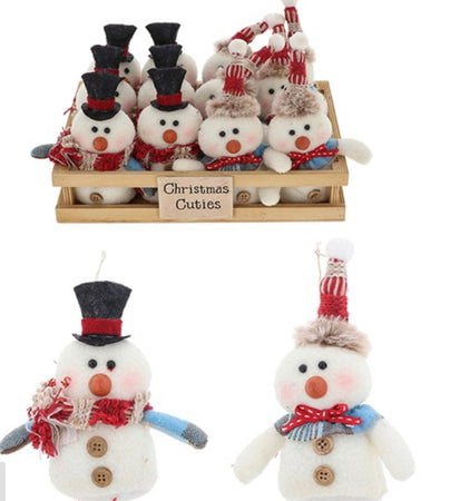 Xmas Cuties Jolly Snowman - New Lanark Mill Shop