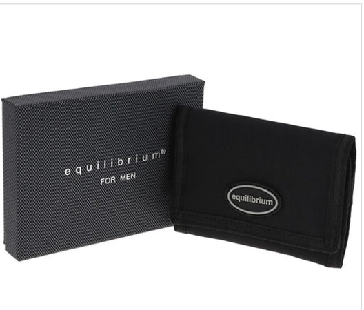 EQ Fabric Velcro Sport Wallet Black