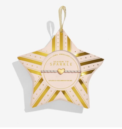 Joma Jewellery Christmas Wish 'Season To Sparkle' Bracelet - New Lanark Mill Shop