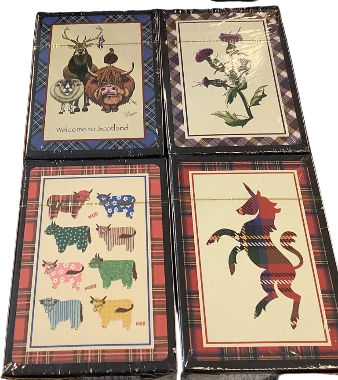 McMoos Playing Cards 4 Designs