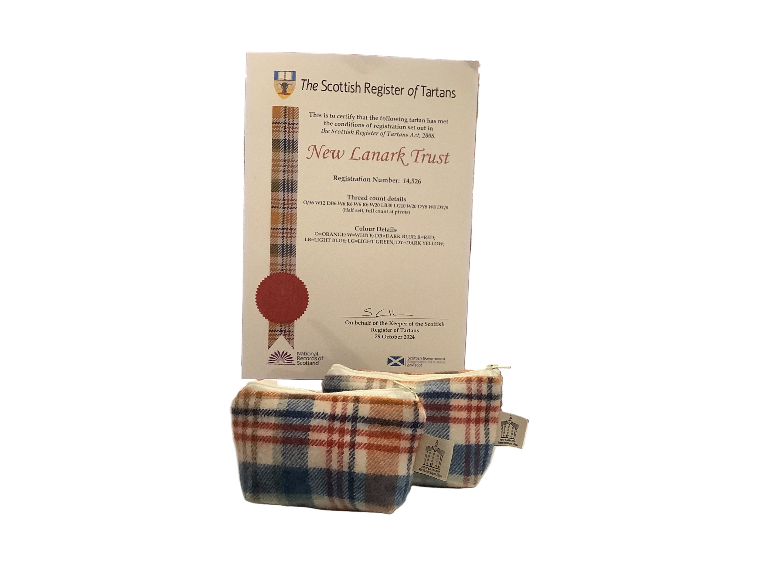 New Lanark Tartan Purse
