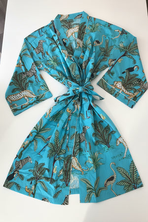 Animal Print Dressing Gown
