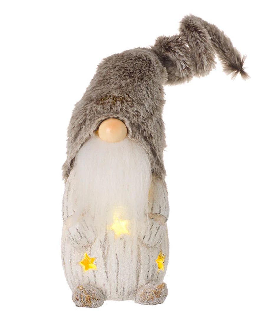 Sm Light Up Gonk In Brown Fur Hat