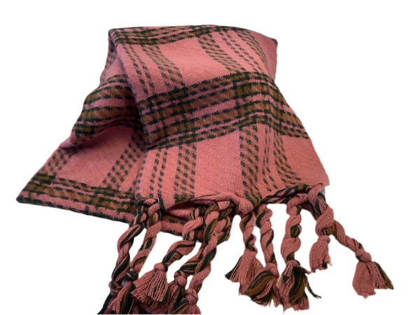 Chunky Tartan Check Scarf - New Lanark Mill Shop