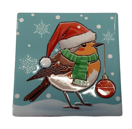Christmas Ceramic Coaster - New Lanark Mill Shop