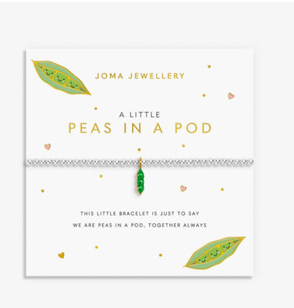 Joma Jewellery A Little Vibes 'Peas In A Pod' Bracelet - New Lanark Mill Shop