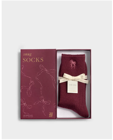 Gift Boxed Ribbed Socks