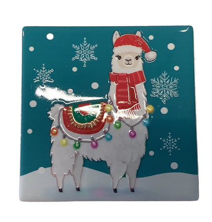 Christmas Ceramic Coaster - New Lanark Mill Shop