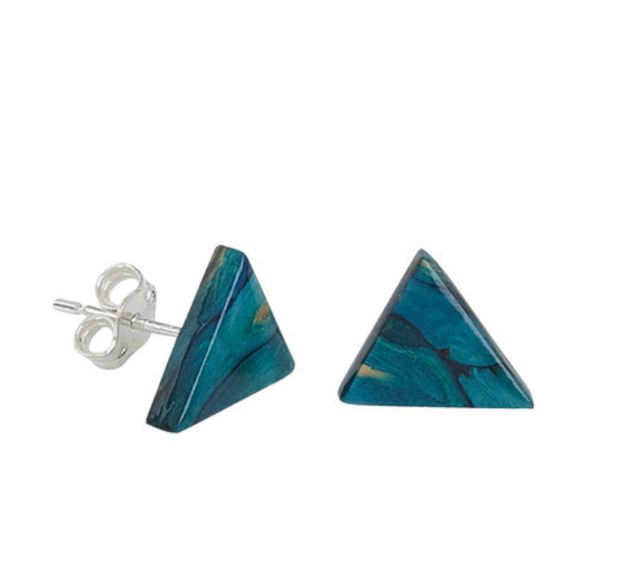 Heather Gems Triangle Stud Earrings SE13