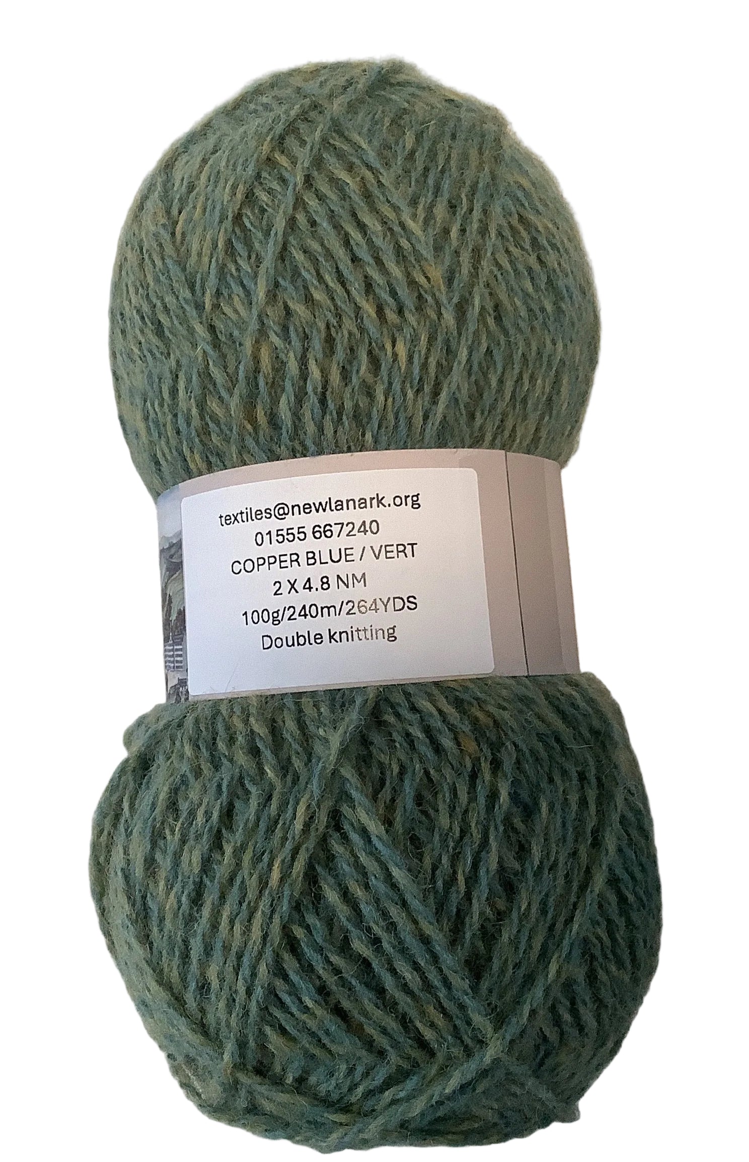 Copper Blue / Vert Double Knitting 100g