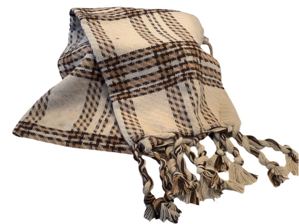 Chunky Tartan Check Scarf - New Lanark Mill Shop