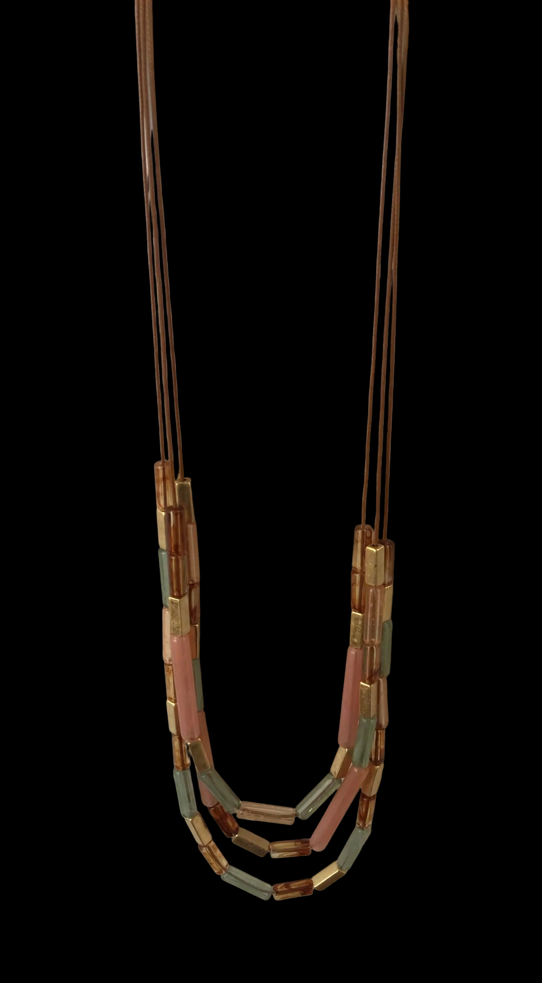 Fashion Necklace Pastel Shades