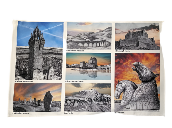 Spirit of Scotland Tea towel