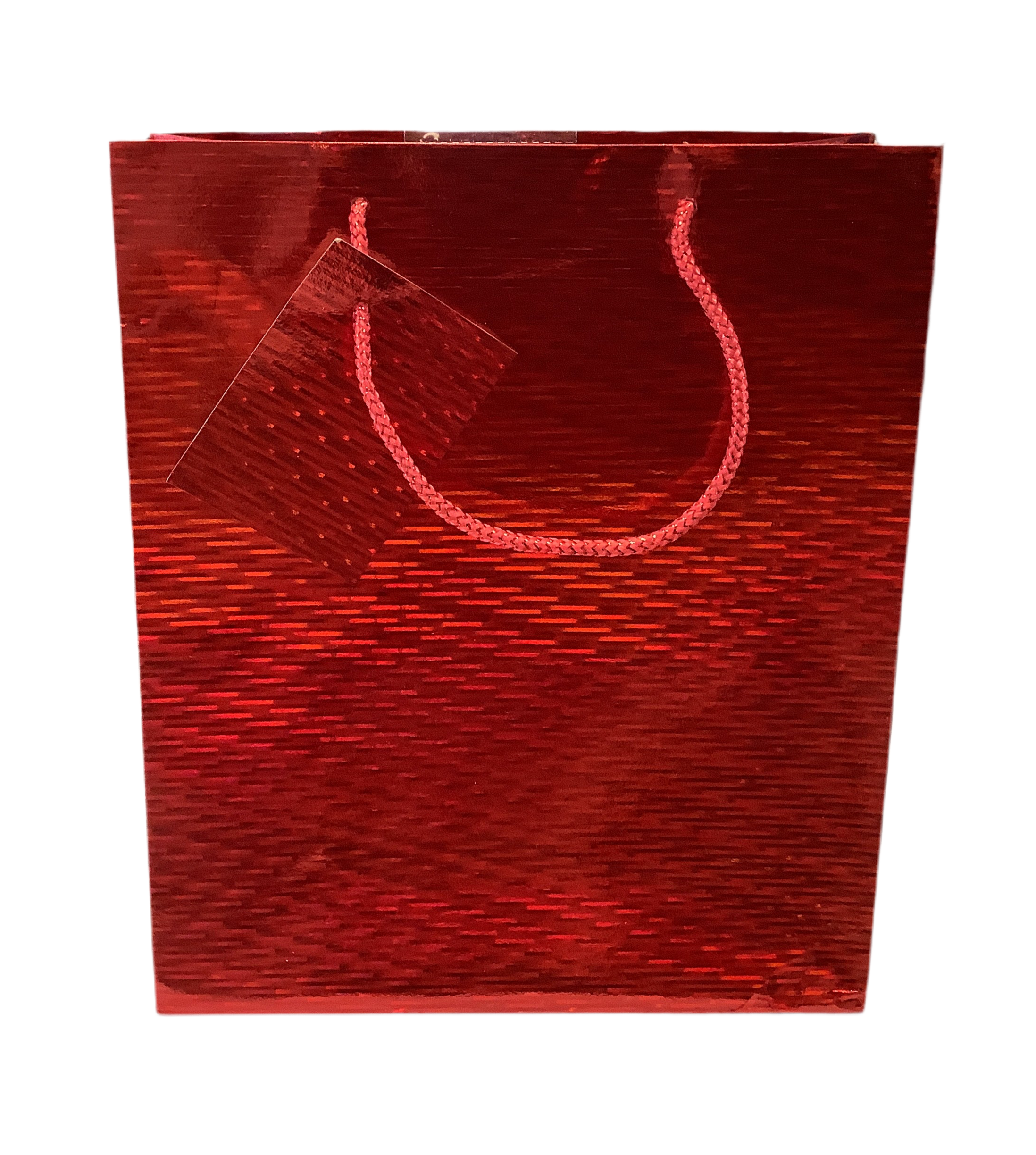 Red Metalic Medium Gift Bag