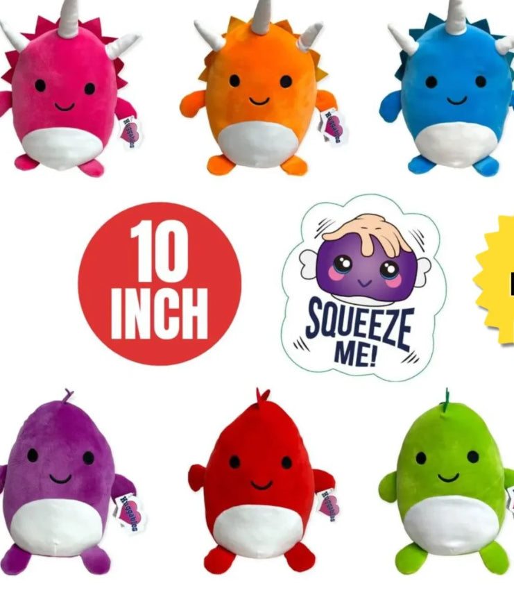 Huggables Assorted 10” Dino
