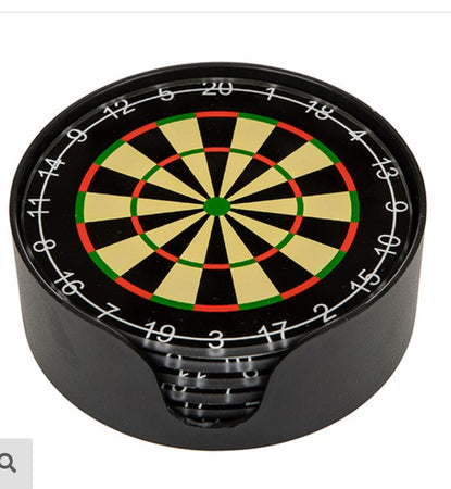 Dart Board Coasters Set of 6