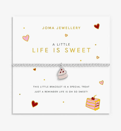 Joma Jewellery A Little Vibes 'Life Is Sweet' Bracelet - New Lanark Mill Shop