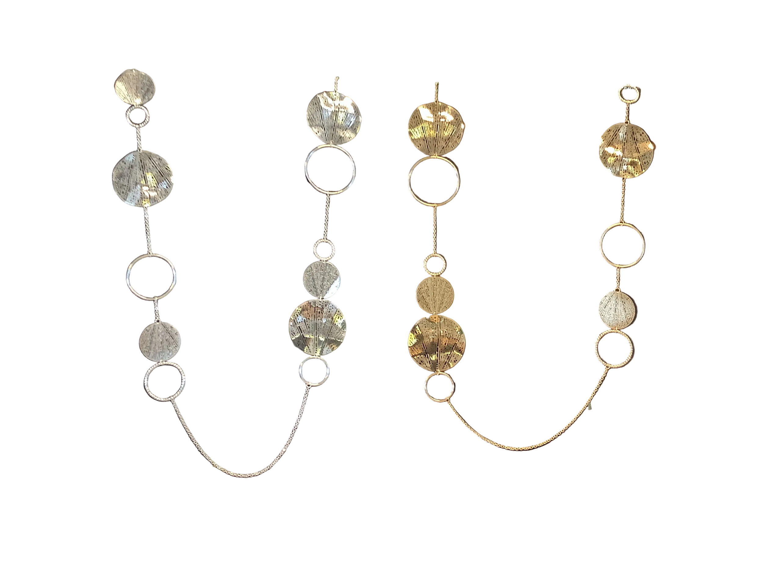 Long Delicate Fashion Necklace Silver/Gold