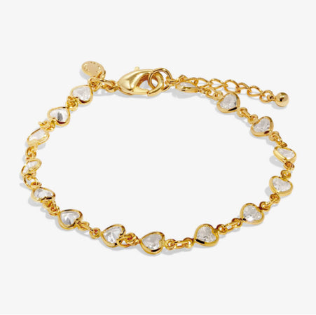 Joma Bracelet Bar Heart Tennis Bracelet