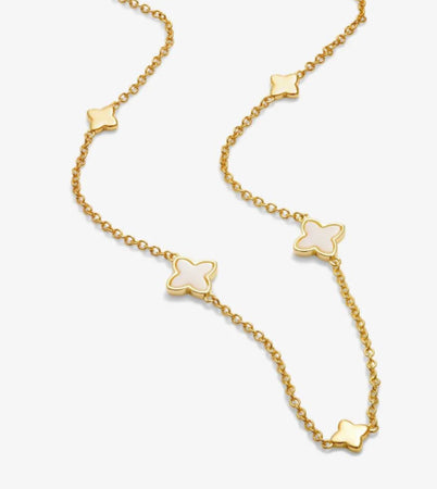 Joma Jewellery Loved By You Clover Necklace - New Lanark Mill Shop