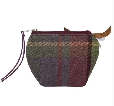 Highland Cow Appliqué Purse Earth Squared