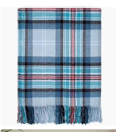 Lochcarron Borders/Bracken Lambswool Blankets