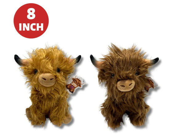 8″ HAMISH & HETTY HIGHLAND COW - New Lanark Mill Shop