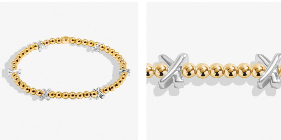 Joma Silver Kisses Bracelet Bar