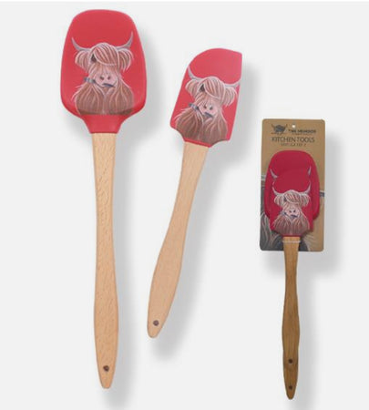 Set Of Scottish Themed Spatulas