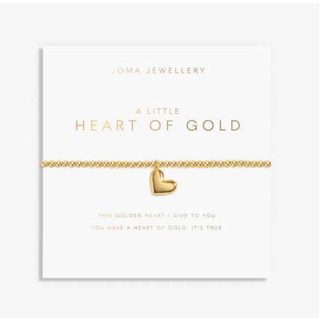 Joma A Little 'Heart Of Gold' Bracelet In Gold Plating