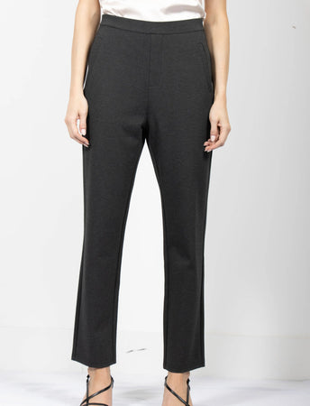 Charcoal Ponte Pull on Trousers 24424-006