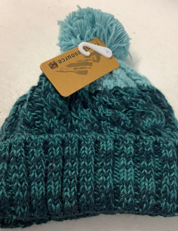 Chunky Cable Woolly Bobble Hat