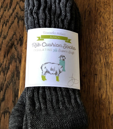 Alpaca Rib Cushion Socks