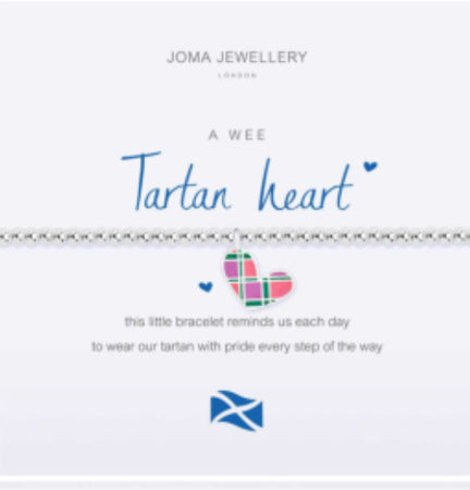 Joma Scottish A Little- A Wee  Tartan Heart