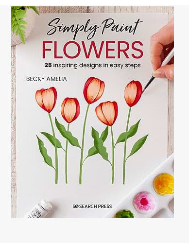 Book Simply Paint Flowers