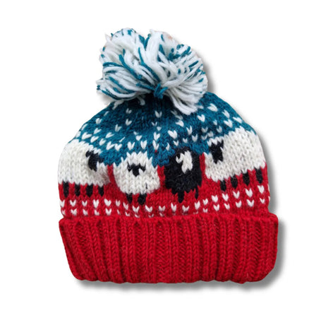 From The Source Sheep Bobble Hat - New Lanark Mill Shop