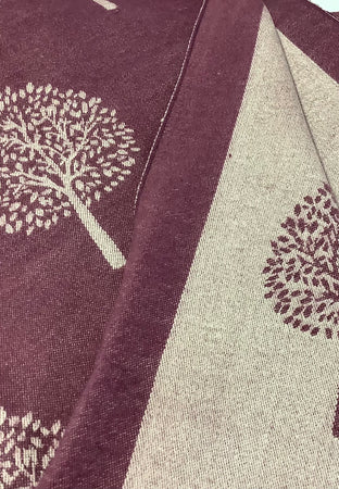 Mulberry Tree Reversible Wrap/Scarf