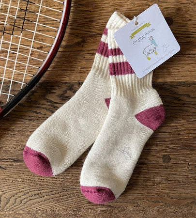 Preppy Alpaca Pima Cotton Socks - New Lanark Mill Shop
