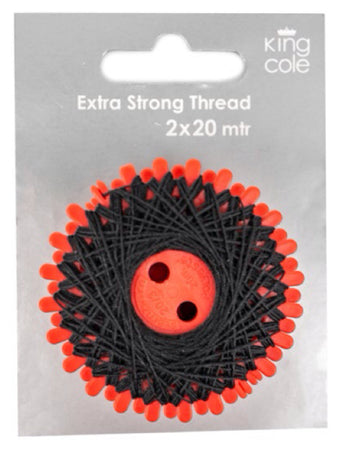 Extra Strong Thread White/Black