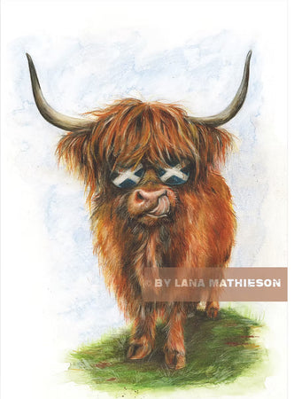 Art By Lana Mathieson Mounted A5 Print